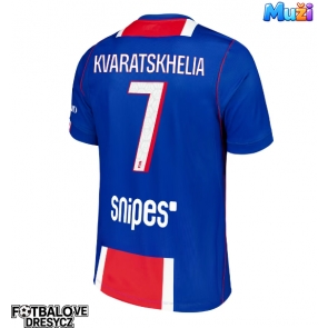 Paris Saint-Germain Khvicha Kvaratskhelia #7 Domácí Dres 2026-27 Krátký Rukáv